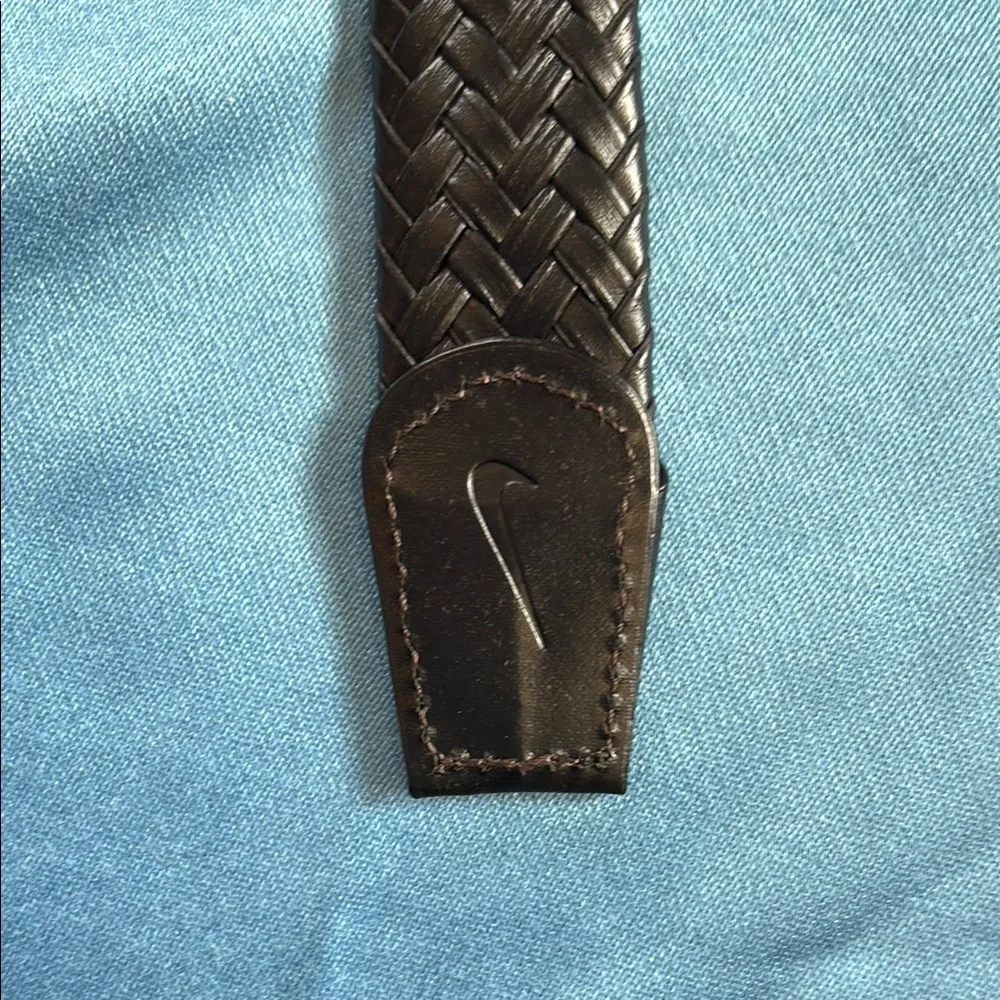 Nike Brown/Black Woven Reversible Belt - Picture 4 of 5